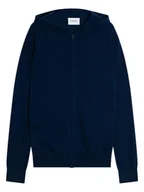 Swetry męskie - Perfect Cashmere Kaszmirowy kardigan "Eldo" w kolorze granatowym - miniaturka - grafika 1