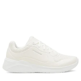 Sneakersy Skechers 8750063 WHT Biały - Sneakersy damskie - miniaturka - grafika 1