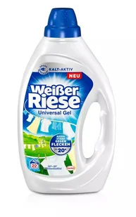 Weisser Riese UNIVERSAL żel do prania 22 prań 0.99l DE - Środki do prania Weisser Riese UNIVERSAL żel do prania 22 prań 0.99l DE - Środki do prania - miniaturka - grafika 1