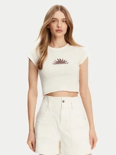 Billabong Top EBJZT00436 Biały Regular Fit - Koszulki i topy damskie - miniaturka - grafika 1
