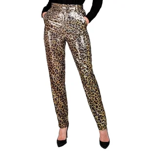 WIDMANN MILANO PARTY FASHION - Cekinowe spodnie damskie Party Fashion, Disco Fever, Schlagermove, spodnie damskie, zwierzęcy print - Spodnie damskie - miniaturka - grafika 1