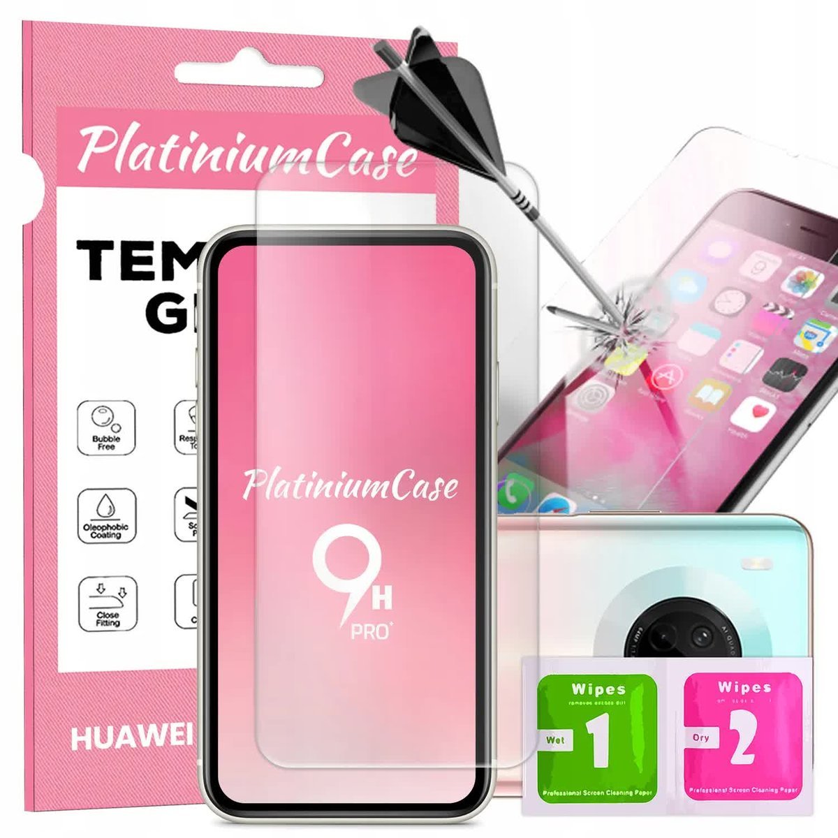 Szkło hartowane 9H szybka ochronna do HUAWEI Y9a