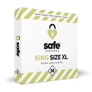 safe Prezerwatywy - Safe King Size XL Condoms 36 szt - Prezerwatywy - miniaturka - grafika 1