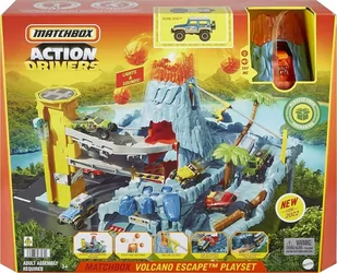 MATCHBOX ZESTAW PRZYGODY Z WULKANEM AUTO Dune Dog Dżwięki - Samochody i pojazdy dla dzieci - miniaturka - grafika 1