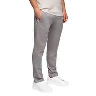 Spodnie sportowe męskie - Męskie dresowe spodnie z nogawką bez ściągacza szare V8 OM-PABS-0206 S - miniaturka - grafika 1