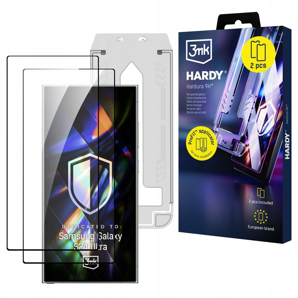 Szkło hartowane z aplikatorem 3mk Hardura 9H do Samsung Galaxy S24 Ultra