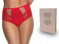 Bielizna nocna - GORSENIA figi brazyliany K498 Paradise, czerwone S - miniaturka - grafika 1