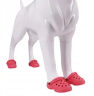 Ubranka dla psów - Buty KLAPKI Antypoślizgowe dla ZWIERZĄT PSÓW KOTÓW CHODAKI 1PARA RÓŻOWE - miniaturka - grafika 1