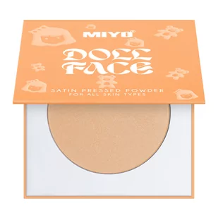 MIYO - DOLL FACE - Satin Pressed Powder - Prasowany puder do twarzy - 7 g - 02 PRINCESS - Pudry do twarzy - miniaturka - grafika 1