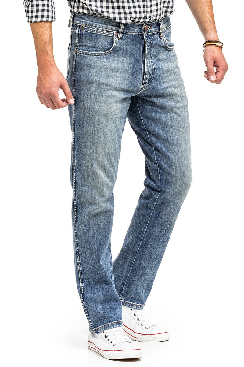 Wrangler Texas Męskie Spodnie Jeansowe Auth Indig W1215915Q-W40 L32