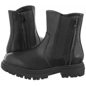 Botki damskie - Botki Chelsea Boot Black V3A5-81019-1355999 (CK598-a) Calvin Klein - miniaturka - grafika 1