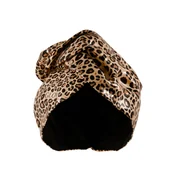 Ozdoby do włosów - GLOV Dwustronny turban do włosów z mikrofibry i wegańskiej satyny, szybkie suszenie, anti-frizz Cheetah - miniaturka - grafika 1
