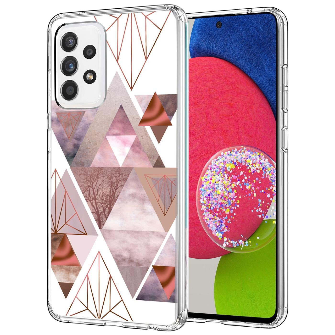 Etui na telefon komórkowy Samsung Galaxy A72 silikonowe etui ochronne z wzorem motywu