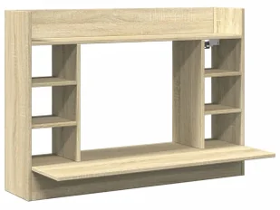 Wiszące pod laptopa biurko dąb sonoma Balob - Biurka - miniaturka - grafika 1