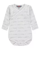 Body dla niemowląt - Body chłopięce z długim rękawem, białe, krokodyle, Kanz - miniaturka - grafika 1