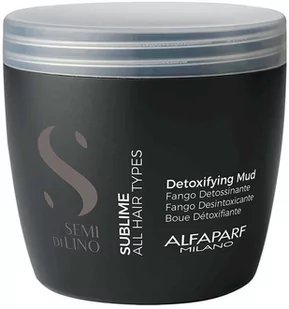 Alfaparf Alfaparf Semi Di Lino Sublime Detoxifying Mud Maska błotna, oczyszczająca i rozświetlająca włosy z glinką kaolin 500ml 17034 - Maski do włosów - miniaturka - grafika 1