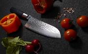 Noże kuchenne - Suncraft Nóż kuchenny SENZO CLASSIC Santoku 167 mm [SZ-04] uniwersalny 3634 - miniaturka - grafika 1