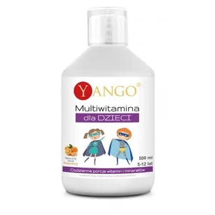 YANGO Yango Multiwitamina  Dla Dzieci 500 Ml YA0626 - Suplementy naturalne - miniaturka - grafika 1