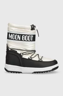 Moon Boot śniegowce dziecięce kolor beżowy - Buty dla chłopców - miniaturka - grafika 1