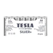 Baterie i akcesoria - Bateria alk. LR6 TESLA SILVER+ F24 1,5V - miniaturka - grafika 1