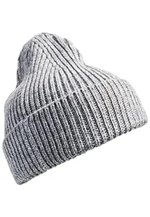 camel active Męska czapka beanie 406490/8M49, szary (Stone Gray), OS - Czapki damskie - miniaturka - grafika 1