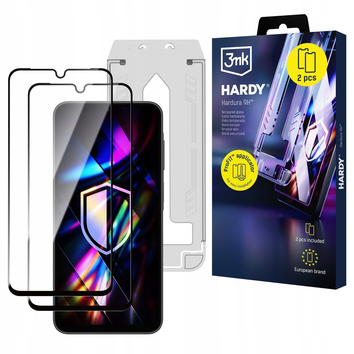 Mocne szkło hartowane z aplikatorem 3mk Hardura 9H do Samsung Galaxy A26 5G
