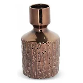 Wazony i flakony - Wazon Z Dolomitu Erna Glamour 12X12X24 Miedziany - miniaturka - grafika 1