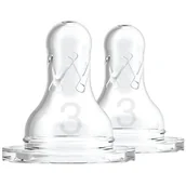 Smoczki do butelek - Dr Browns Komplet smoczków poziom 3 wąska szyjka - miniaturka - grafika 1