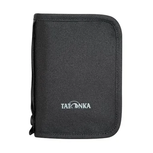 Tatonka Travel Zip M RFID B – portfel podróżniczy/etui na paszport z atestem TÜV blokerem RFID – zapewnia miejsce na paszport, karty kredytowe, dokumenty podróży itp. – 17 x 12 x 3 cm, czarny, 17 x - Portfele - miniaturka - grafika 1