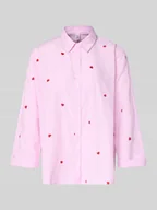 Koszule damskie - Koszula z kołnierzykiem o kroju relaxed fit z domieszką bawełny model 'NEW LINA GRACE' - miniaturka - grafika 1