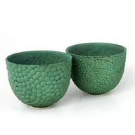 Kubki - Mikrostruktury Porcelanowe czarki 2szt - miniaturka - grafika 1