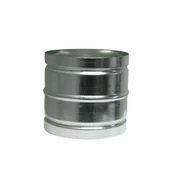 Rury i kanały wentylacyjne - EQUATION Złączka ocynkowana 110 mm - miniaturka - grafika 1