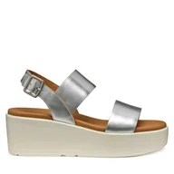 Sandały damskie - Sandały Geox D Xand 2.2S D45M1A 000CF C1007 Srebrny - miniaturka - grafika 1
