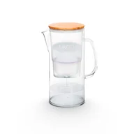 Dzbanki i imbryki - Lauben Glass Water Filter Jug 32GW, 3.2L, Szklany Dzbanek Filtrujący, Bambusowa Pokrywka, 4-stopniowa Filtracja, Antypoślizgowe Dno - miniaturka - grafika 1