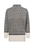 Swetry damskie - zero Sweter damski Kobiety czarny|biały|wielokolorowy wzorzysty, 34 - miniaturka - grafika 1