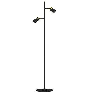 Milagro Lampa podłogowa JOKER BLACK/GOLD 1xGU10 MLP7535 - Lampy stojące - miniaturka - grafika 1