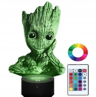 Lampy stojące - Lampka Nocna z Imieniem Groot Strażnicy Galaktyki - miniaturka - grafika 1