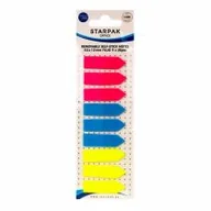 Szkolne artykuły papiernicze - Starpak Zakladka Ind 12x43 9x25k  Fluo B/c 24/1008 - miniaturka - grafika 1