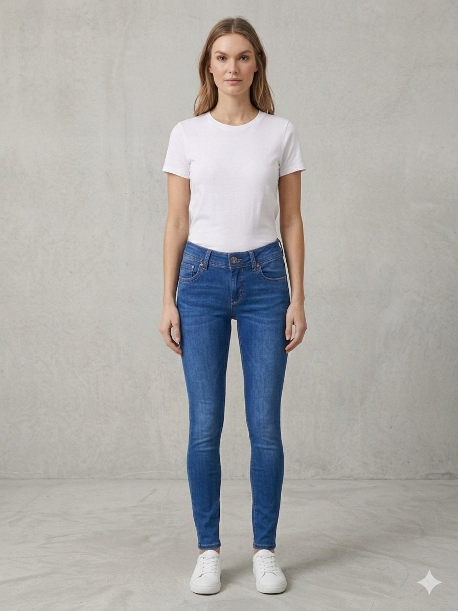 PEPE JEANS JEANSY DŻINSOWE RURKI WYSOKI STAN NIEBIESKIE W24 L32 XTA