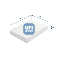 Filtry kabinowe - Filtr, wentylacja przestrzeni pasażerskiej UFI Filtry 53.389.00 - miniaturka - grafika 1