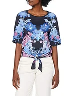 Koszulki i topy damskie - Desigual T-shirt damski Ts_Mirror, niebieski, XS - miniaturka - grafika 1