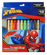 Przybory szkolne - Kredki Grube Bambino 12 Szt. Spider-Man + Temp. - miniaturka - grafika 1