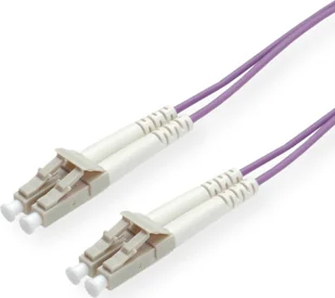 Roline LWL Cable 50/125m OM4 LC/LC violet 1m 21.15.8751 - Kable miedziane - miniaturka - grafika 1