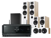 Kino domowe - Yamaha RXV-6A (czarny) + Diva 5 (dąb) +Diva 3 (dąb) + Diva 7 (dąb) + Basso 880 (czarny) - miniaturka - grafika 1