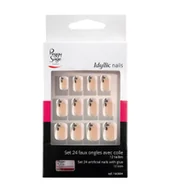 Sztuczne paznokcie i akcesoria - Peggy Sage Zestaw sztucznych paznokci Idyllic nails - shiny flowers - ( ref. 150084) - miniaturka - grafika 1