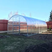 Szklarnie ogrodowe - Szklarnia KLASIKA 18 (3x6m) z fundamentami i poliwęglanem 4mm; - miniaturka - grafika 1