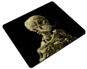 Podkładki pod mysz - Podkładka Czaszka z palącym się papierosem Vincent Van Gogh 36x29cm - miniaturka - grafika 1