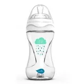 Butelki dla niemowląt - Nuvita Butelka szklana antykolkowa biała 240 ml - miniaturka - grafika 1