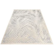 Dywany - Szary dywan w liście w stylu skandynawskim M2-G99 - miniaturka - grafika 1