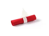 Dekoracja stołu - Serwetnik ze wzorem świątecznym - Choinka - 21 cm - 1 szt. - miniaturka - grafika 1